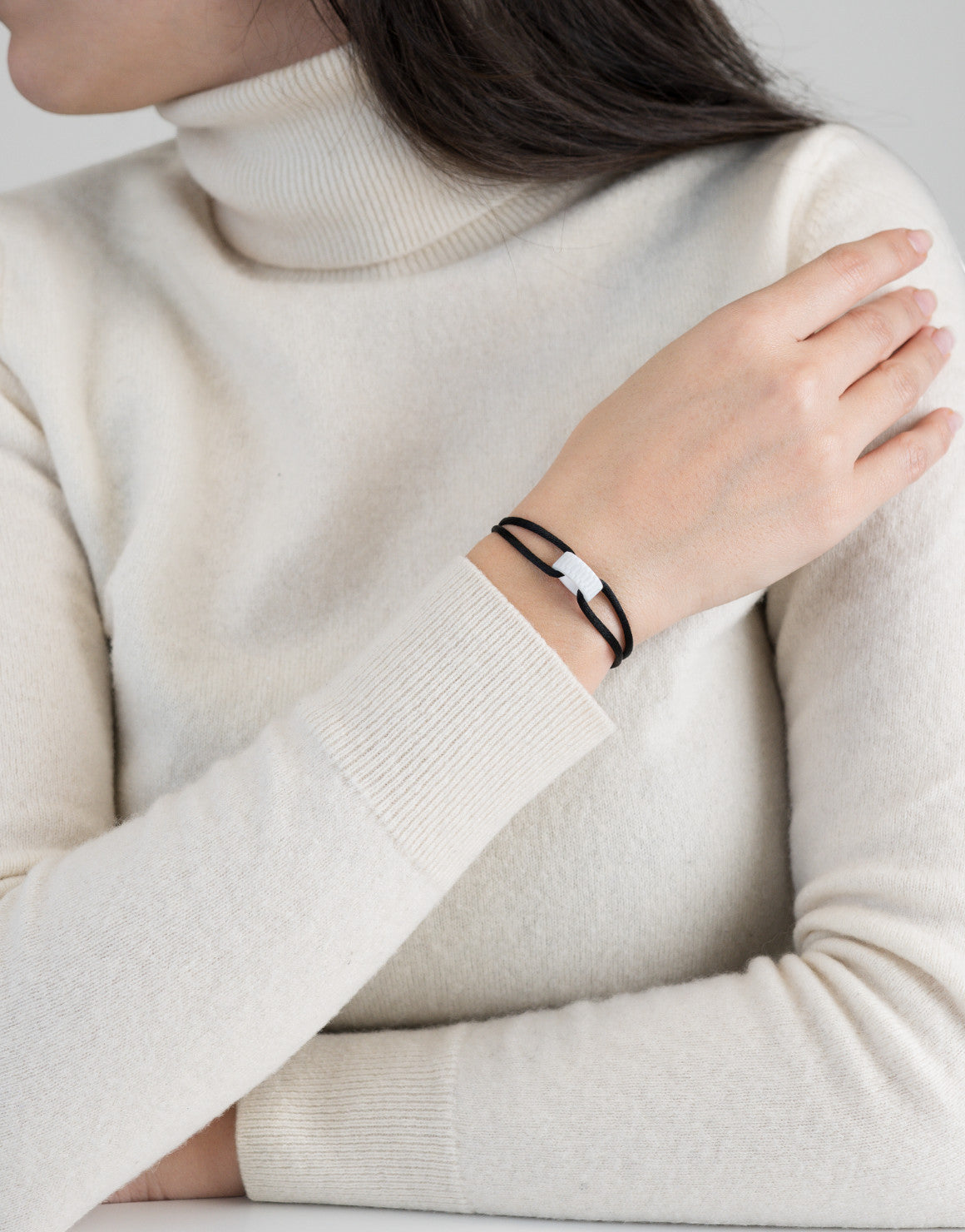 Cord Bracelet in Snow