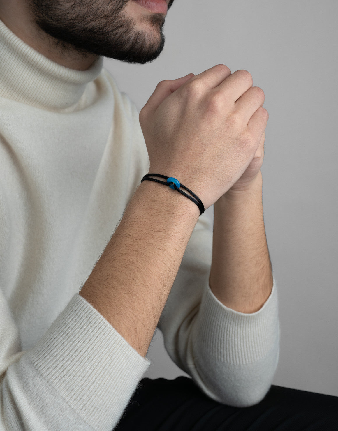 Blue Soho Cord Bracelet