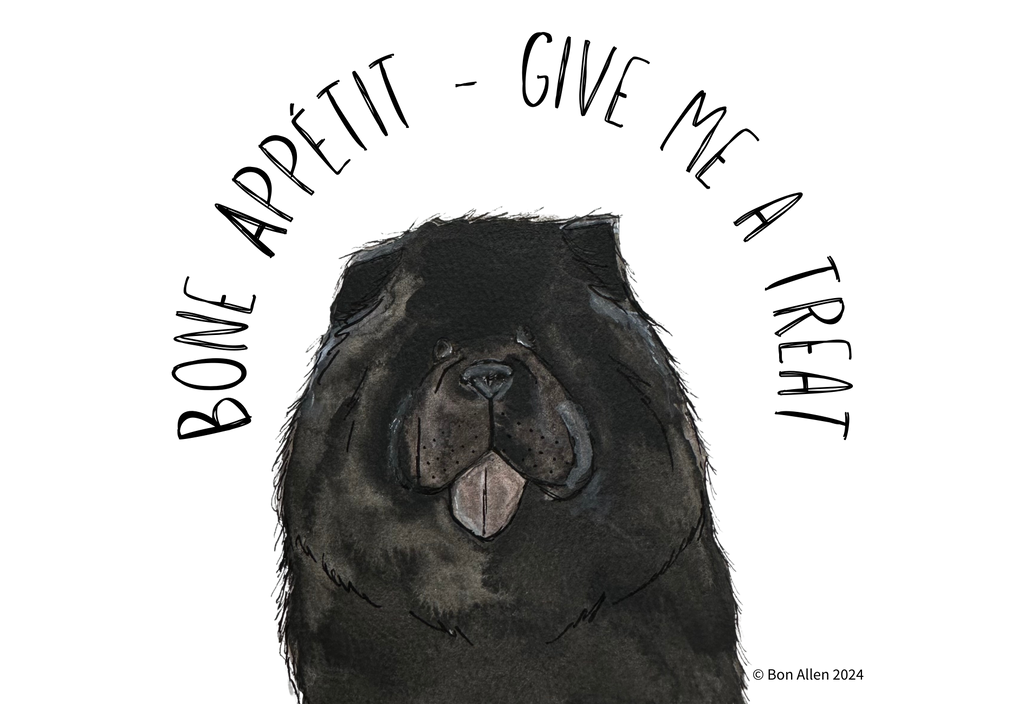 Chow Chow Treat Jar with Wooden Lid