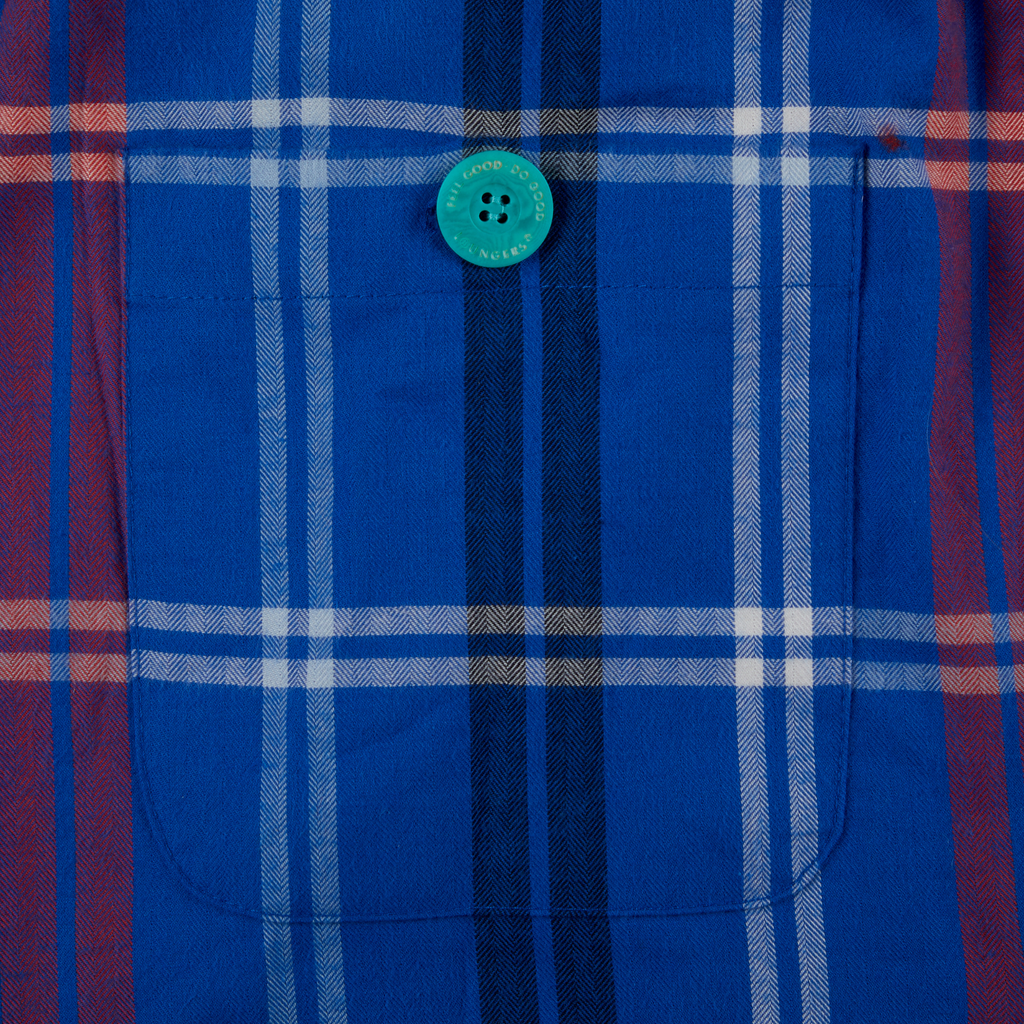 Men's Blue Whale Loungers in Organic Cotton