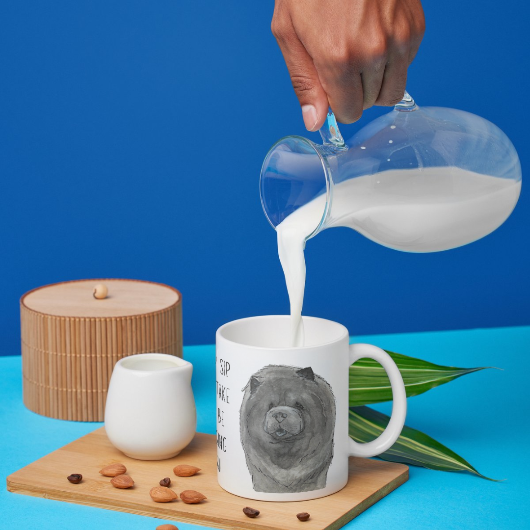 Blue Chow Chow Coffee Mug for Dog Lovers