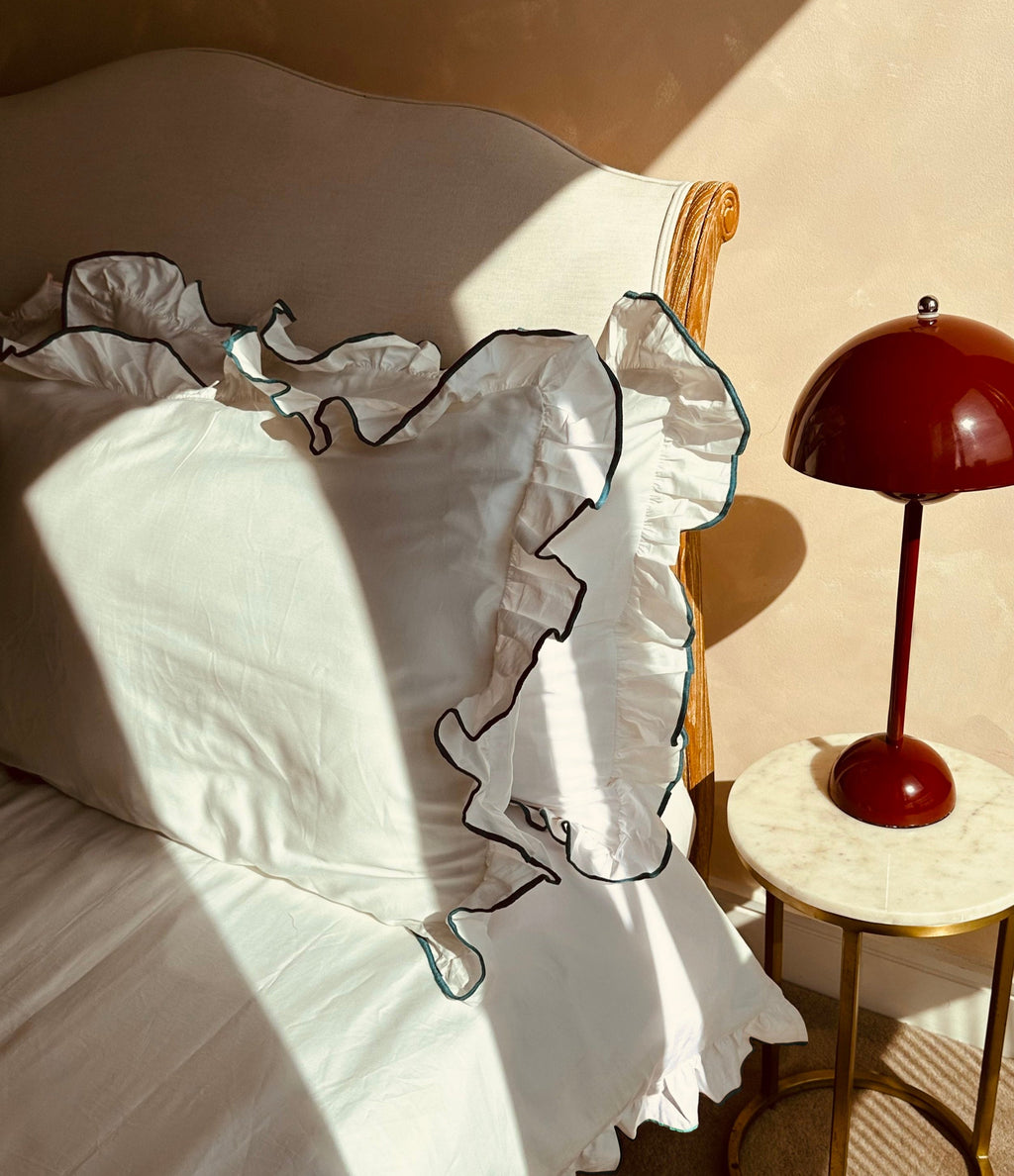 Provence Teal Pillowcase Pair