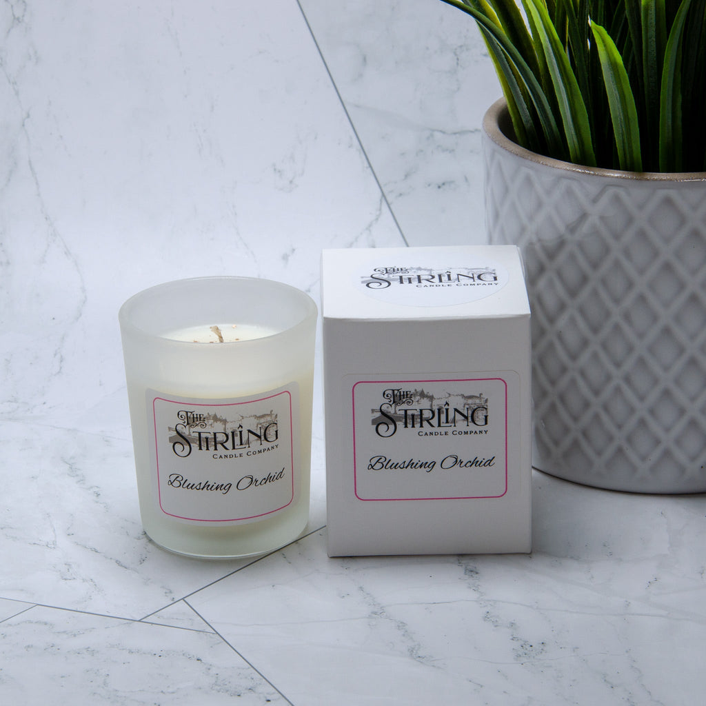 Blushing Orchid Small Candle