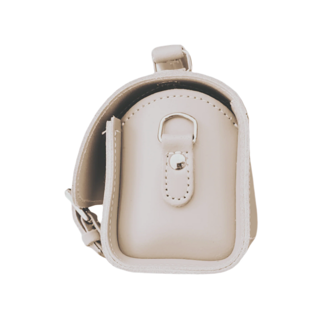 Handmade Leather Bowler Bag in Cherry Blossom - Pre-order Jan 2026 Delivery