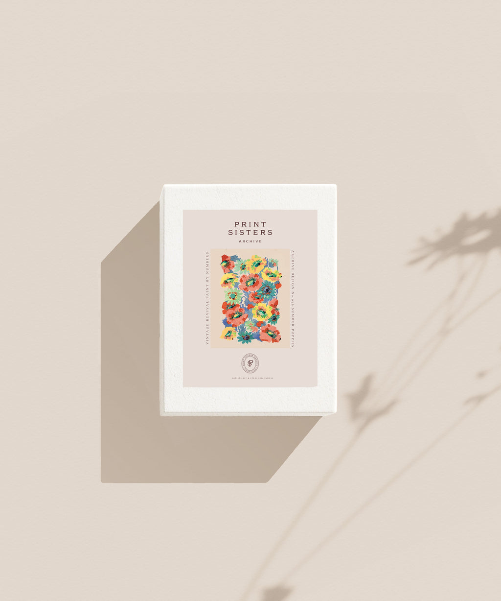 Summer Poppies Paint by Numbers Kit