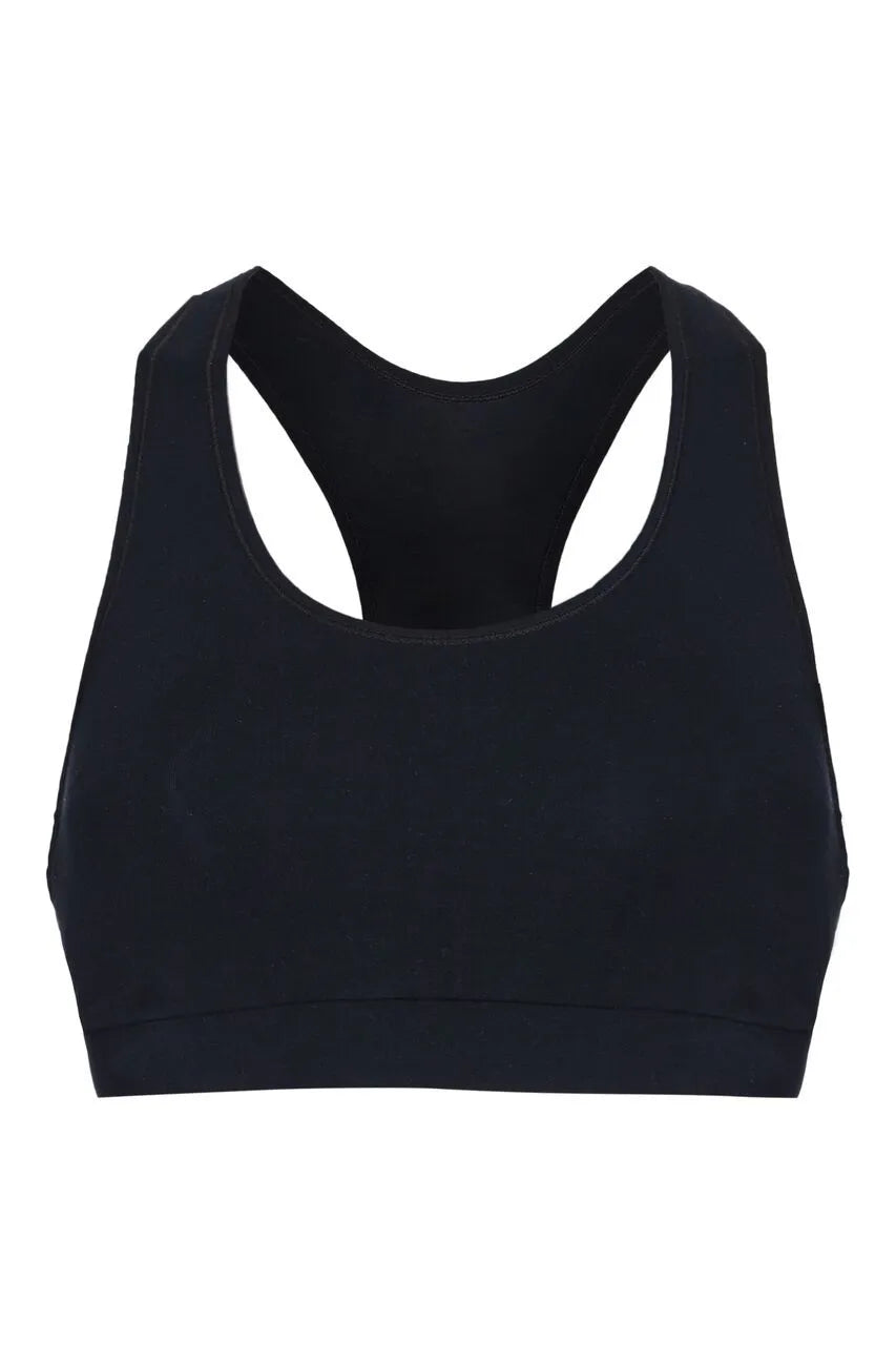 Black Micro Modal Bralette Wireless