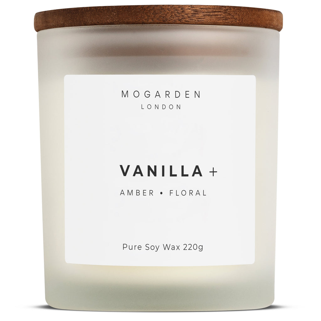 Luxury Vanilla Candle Gift, Pure Soy Scented Candles for Women and Men