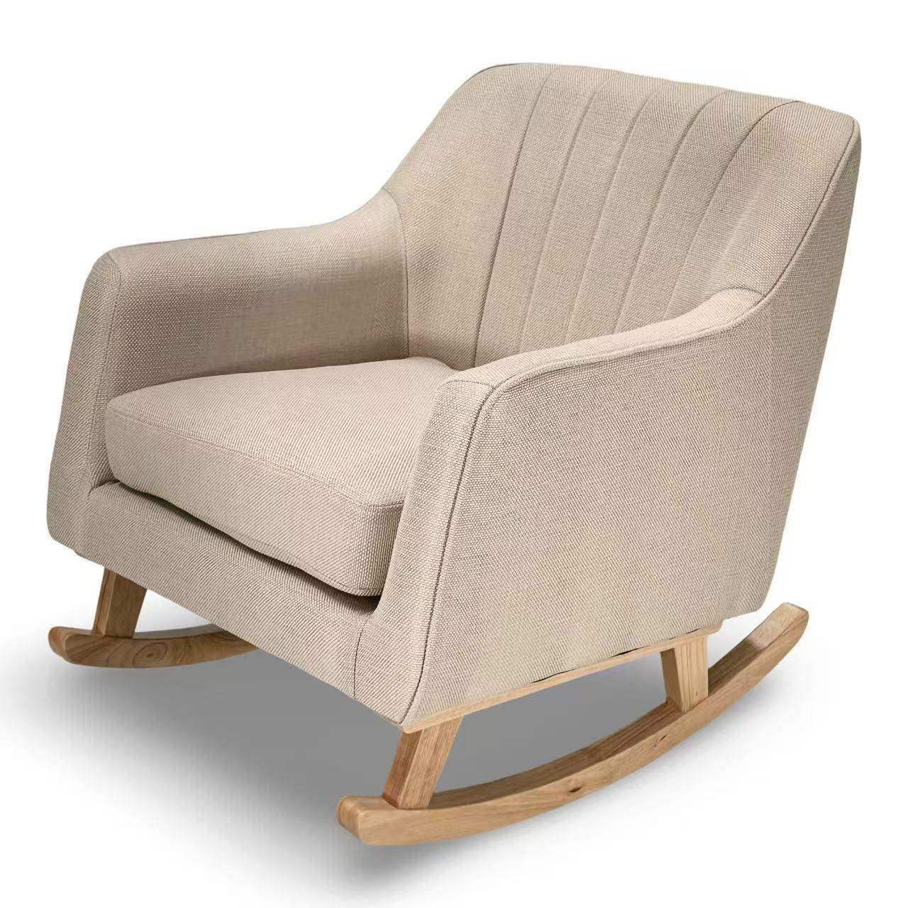 Nursing Chair in Natural Oak