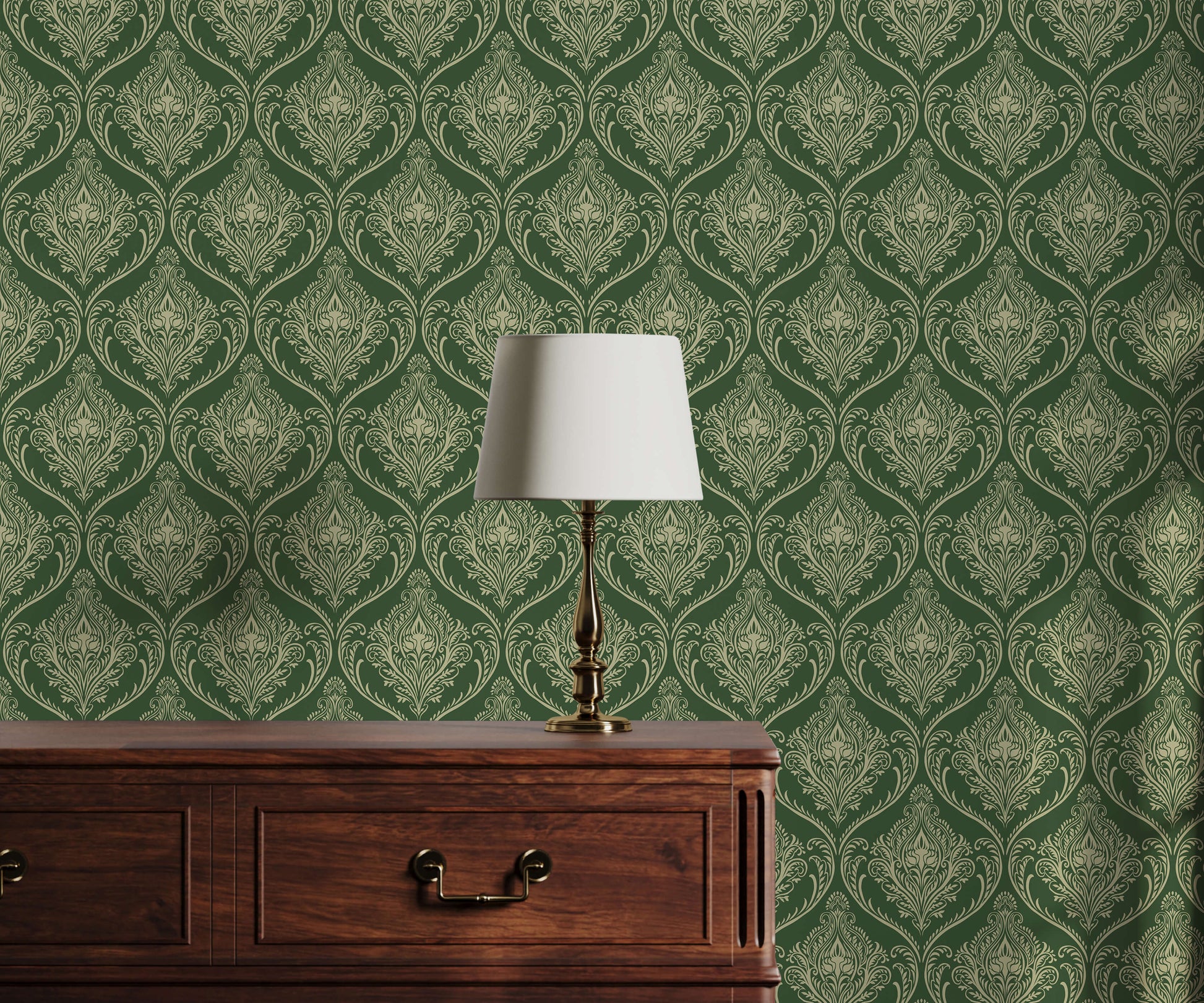 Classic Damask Wallpaper