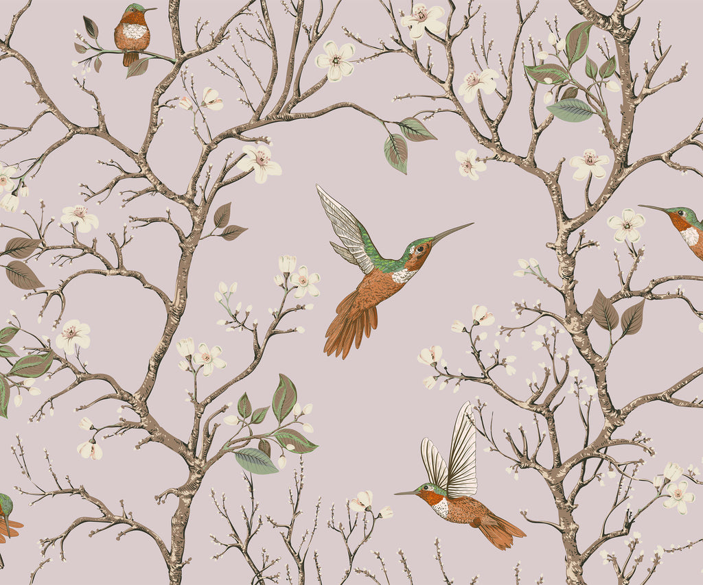 Bronte Bird and Branch Wallpaper