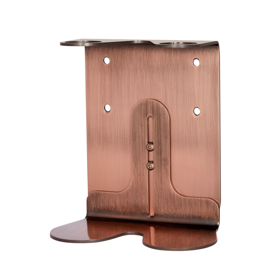 Copper Double Bottle Holder for Walls