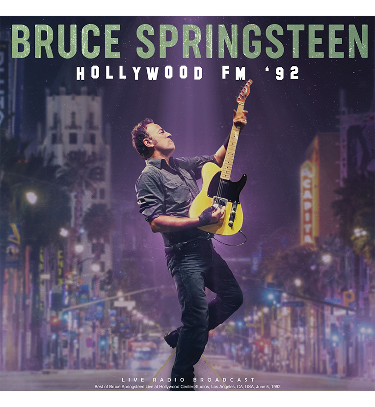 Bruce Springsteen Hollywood FM 92 Limited Edition 12 Inch Clear Vinyl Album