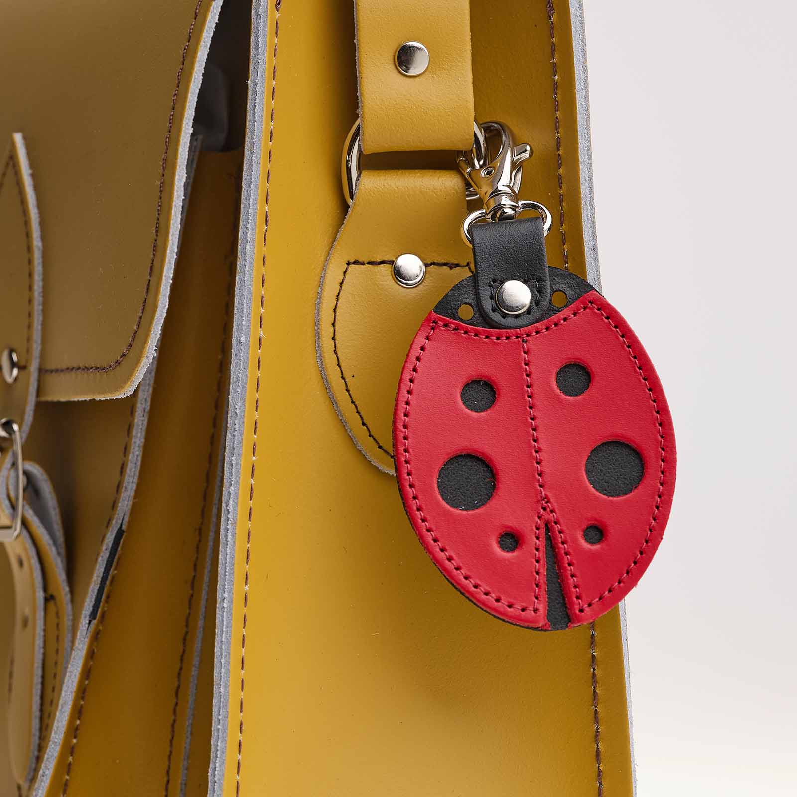 Ladybird Leather Bag Charm