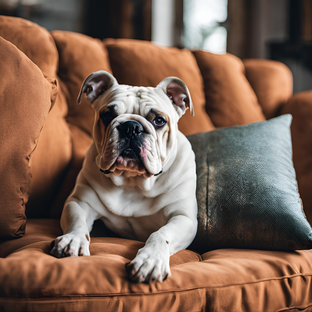 Bulldog Cushion Cover