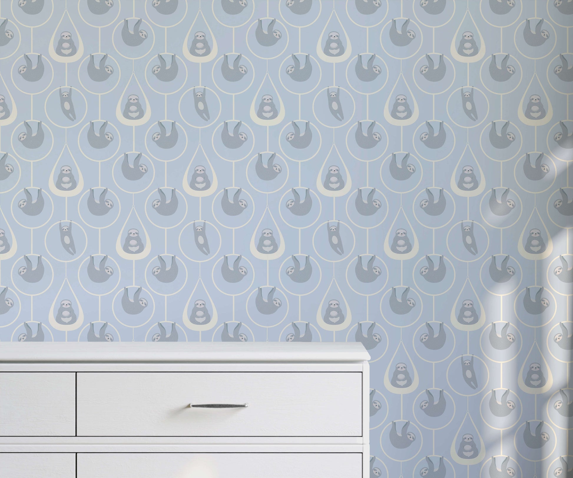 Sloth Wallpaper for Kids Rooms