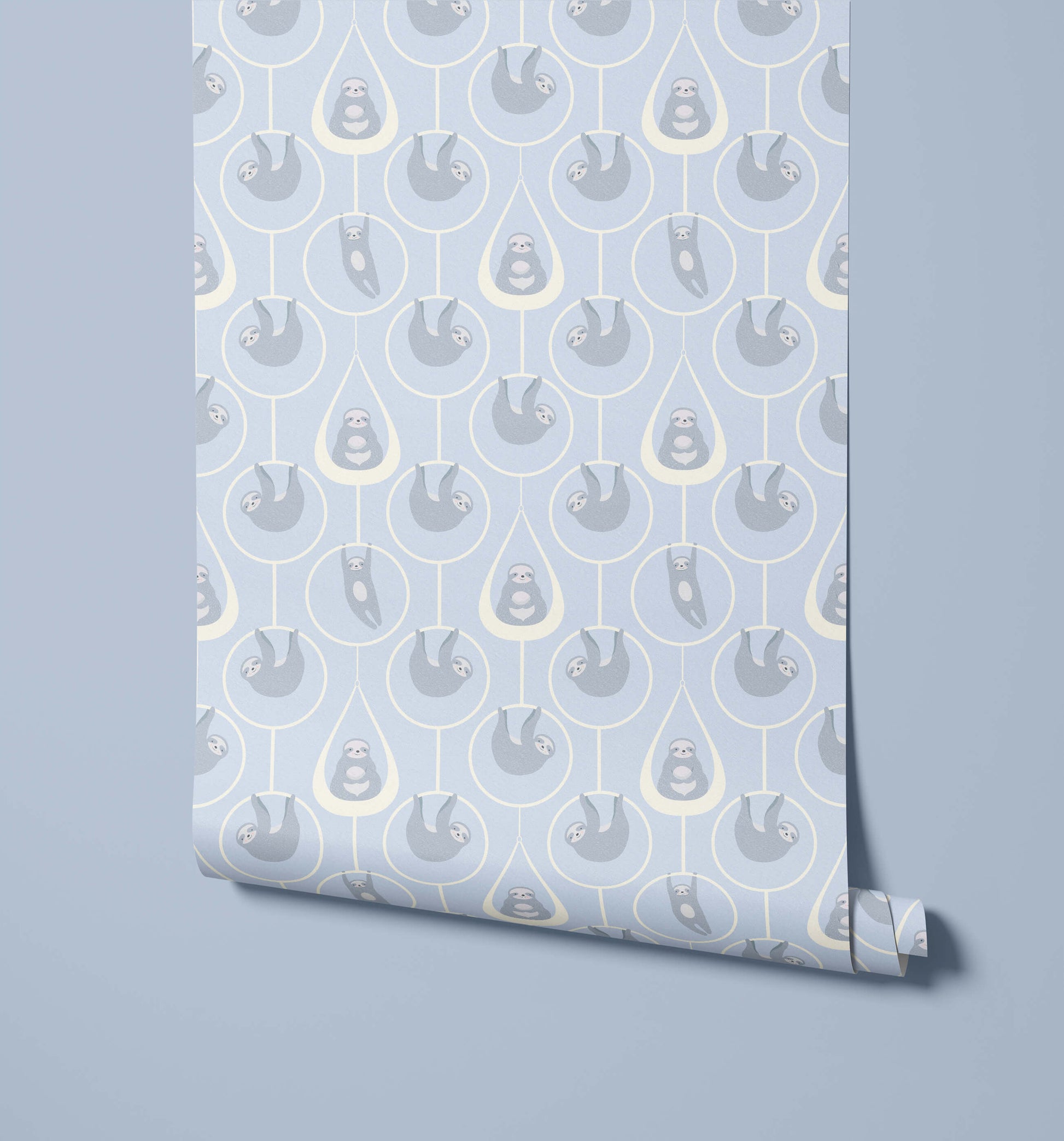 Sloth Wallpaper for Kids Rooms