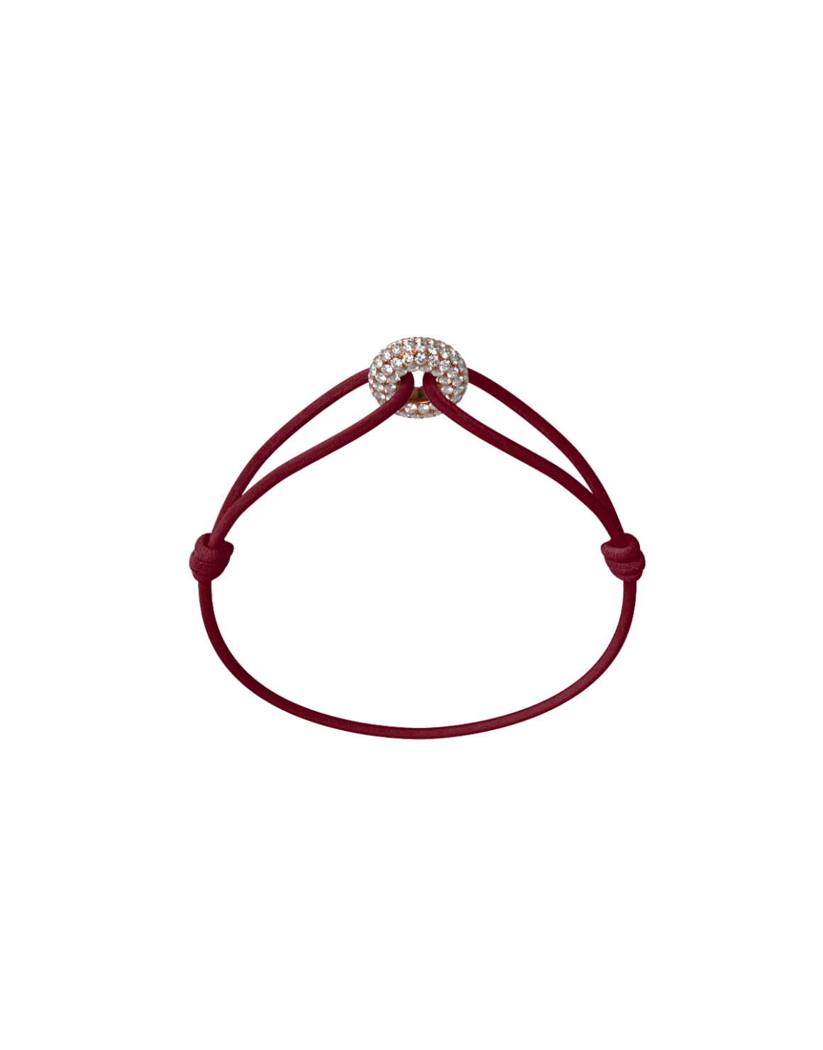 Mini Rose Soho Pave Cord Bracelet