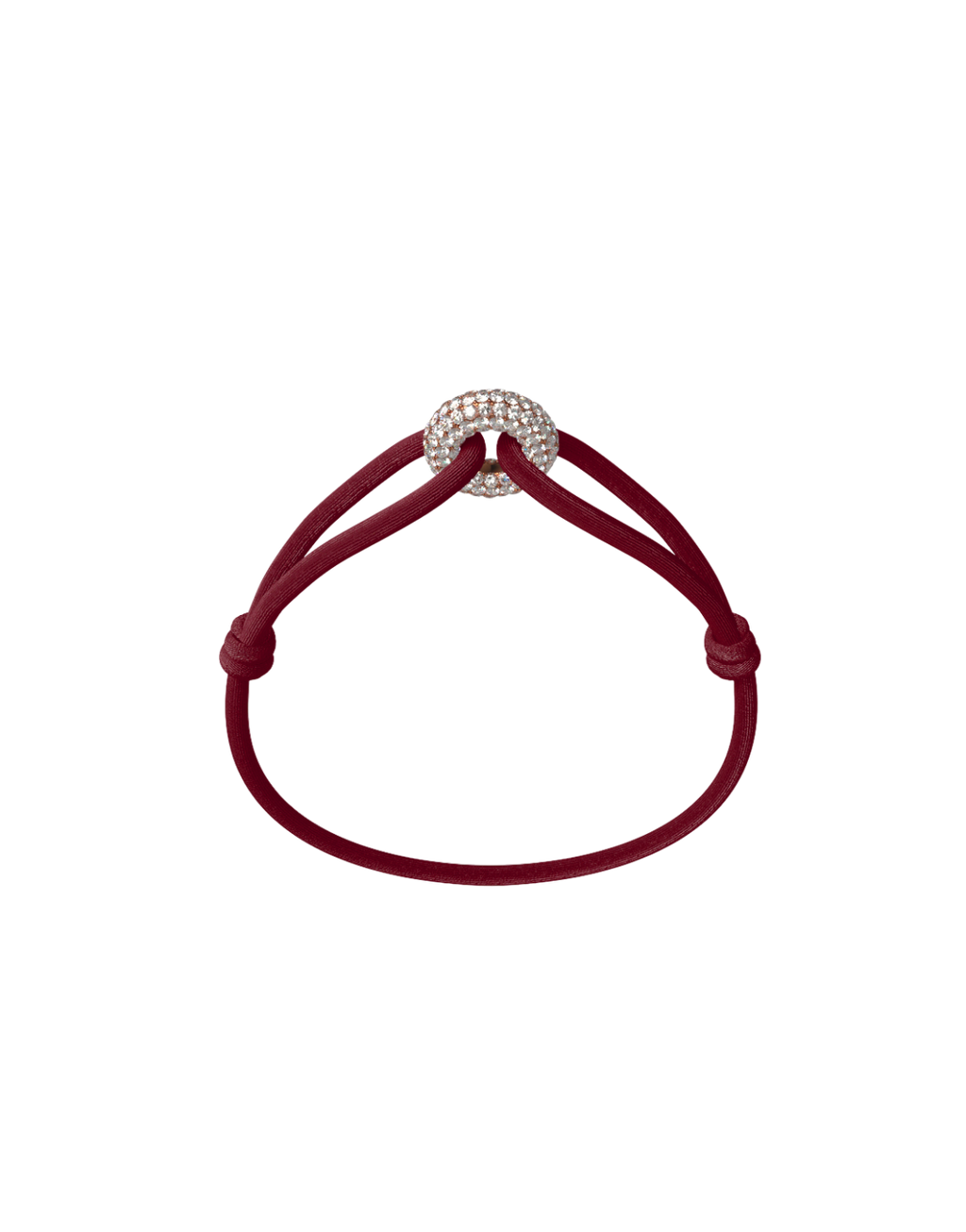 Rose Soho Pave Cord Bracelet