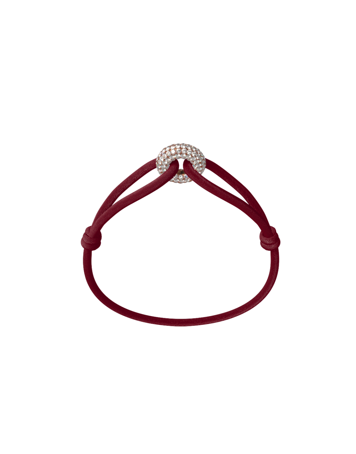 Rose Soho Pave Cord Bracelet