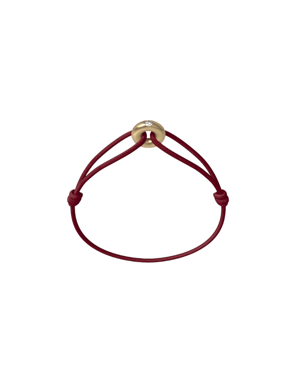 Mini Golden Soho Diamond Cord Bracelet