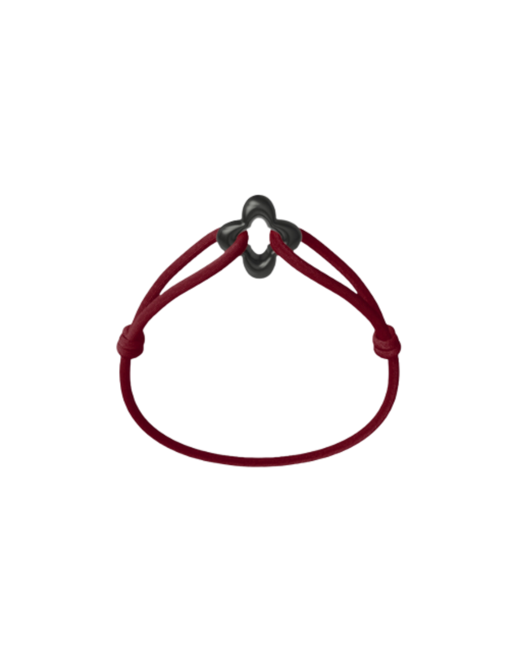 Black Clover Onyx Cord Bracelet