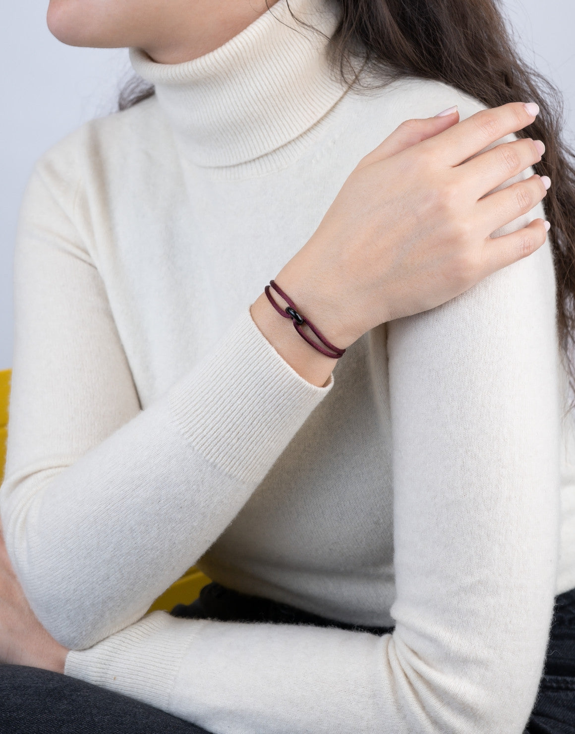 Black Onyx Cord Bracelet