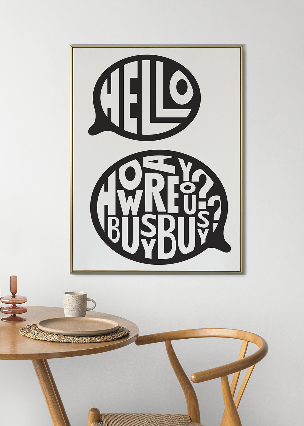 Busy Busy Screen Print Poster A2