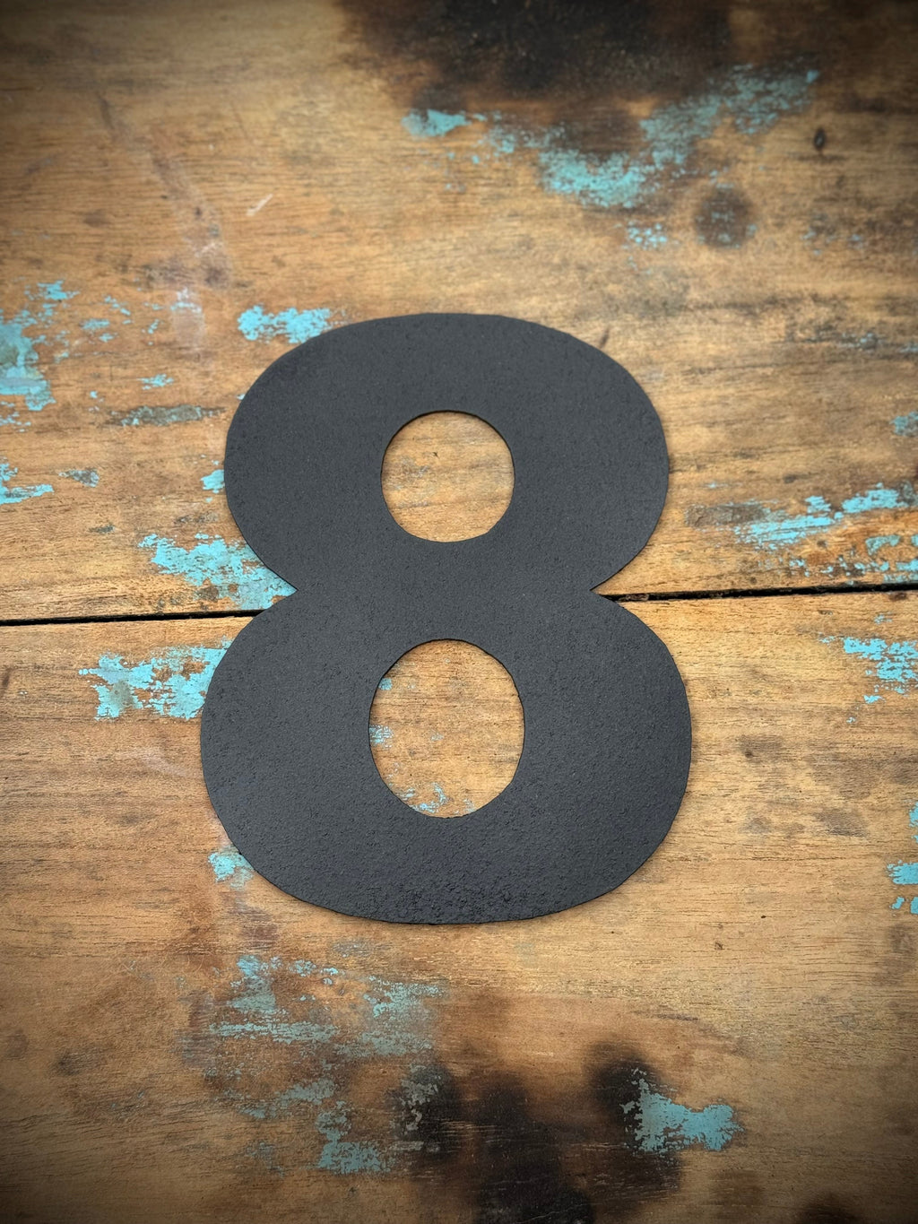 Black Metal Letters 12 inch and 5 inch Rustic Industrial Wall Decor