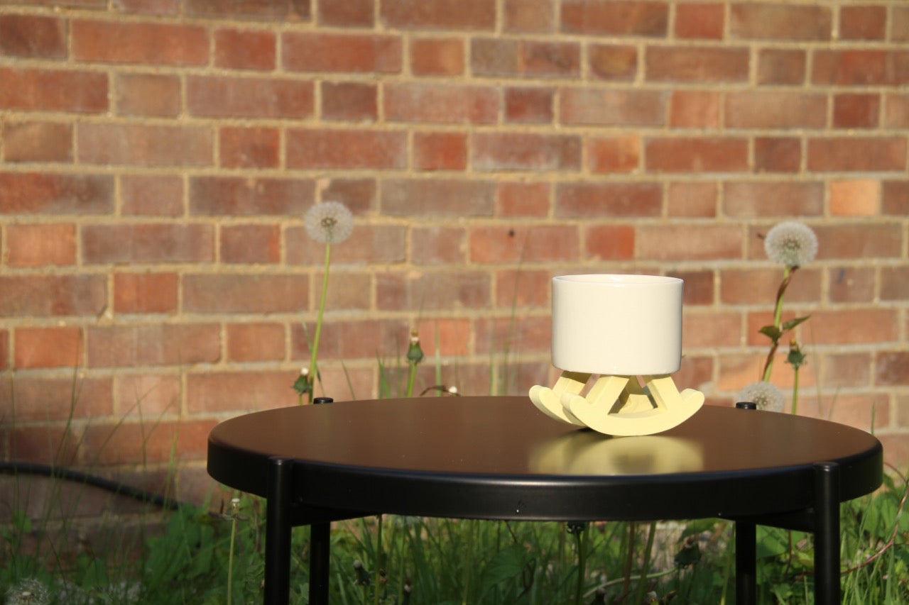 Yellow Rocky Chair Whisky Cup