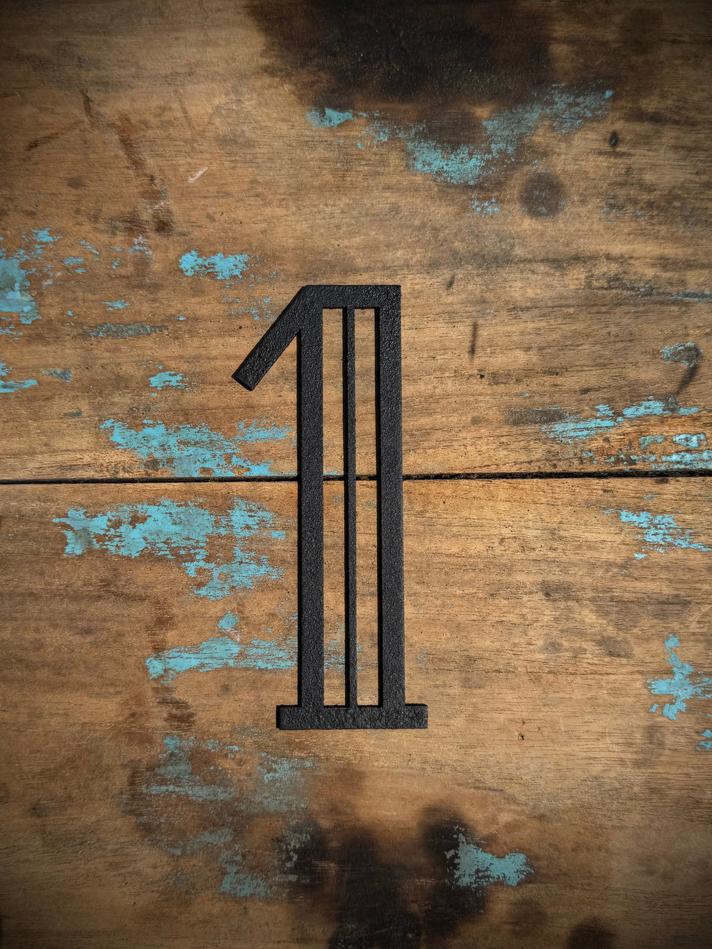 Black Art Deco Metal Letters and Numbers 5 inch or 12 inch