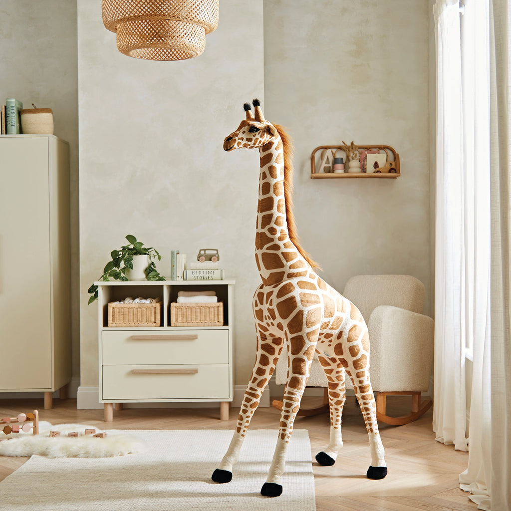 CuddleCo Standing Giraffe Stuffed Animal Toy For Kids
