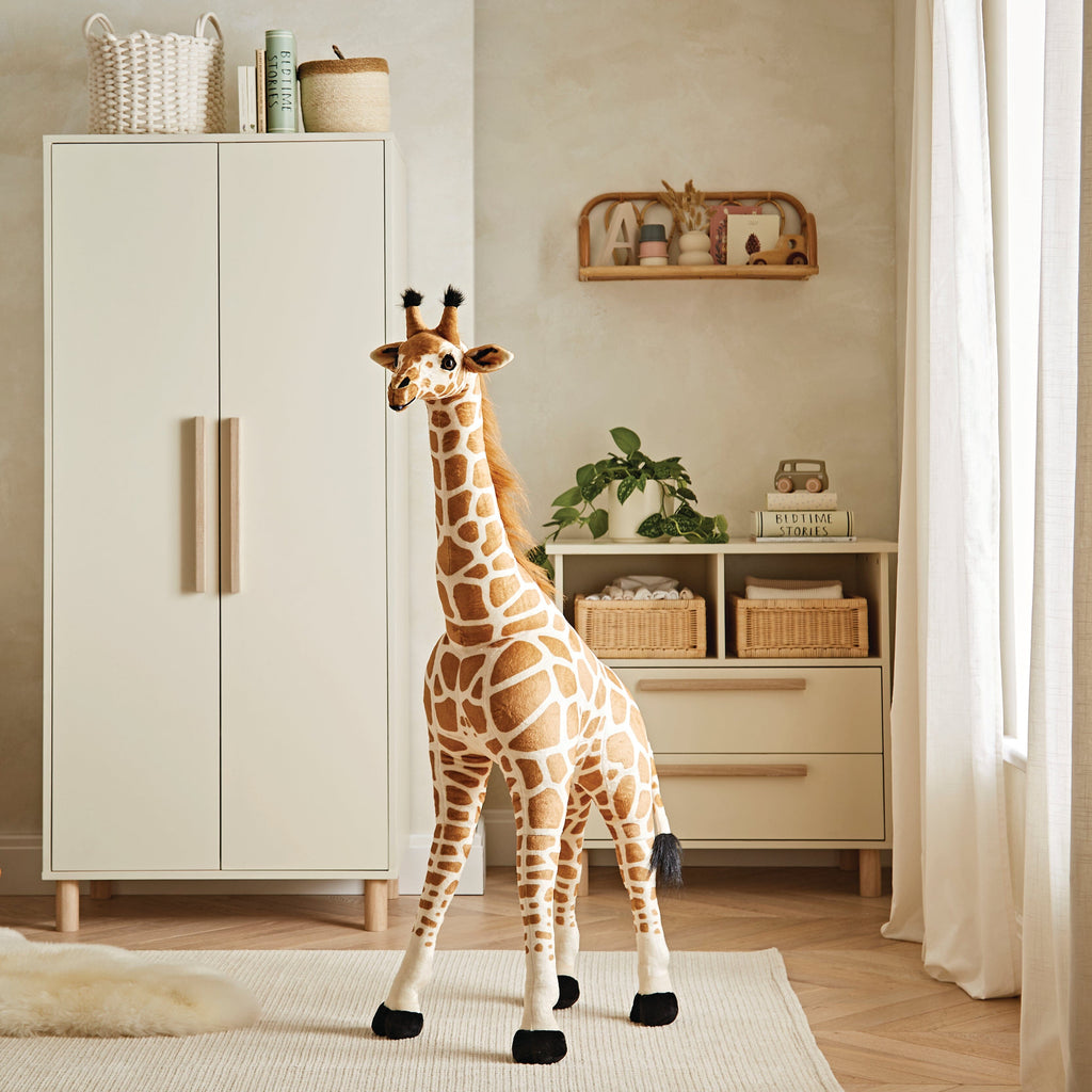 CuddleCo Standing Giraffe Stuffed Animal Toy For Kids