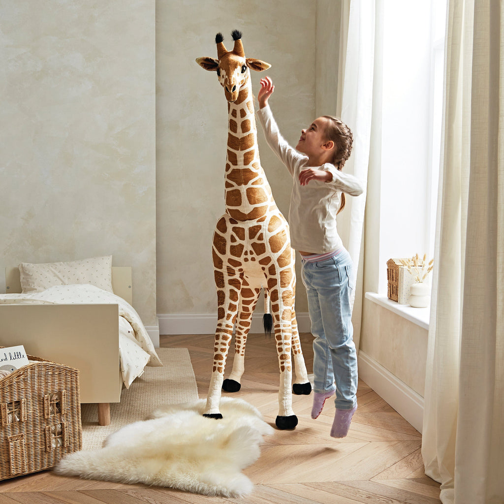 CuddleCo Standing Giraffe Stuffed Animal Toy For Kids