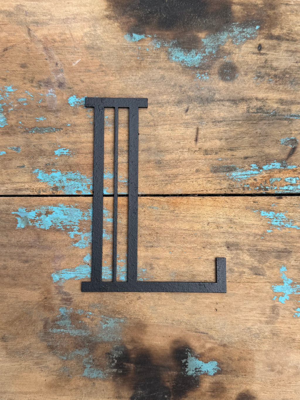 Black Art Deco Metal Letters and Numbers 5 inch or 12 inch