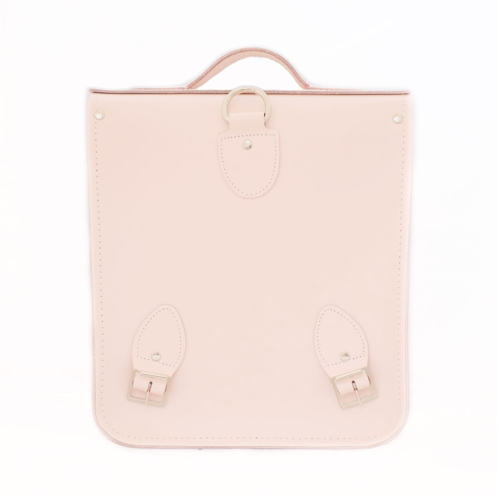 Handmade Leather City Backpack Cherry Blossom