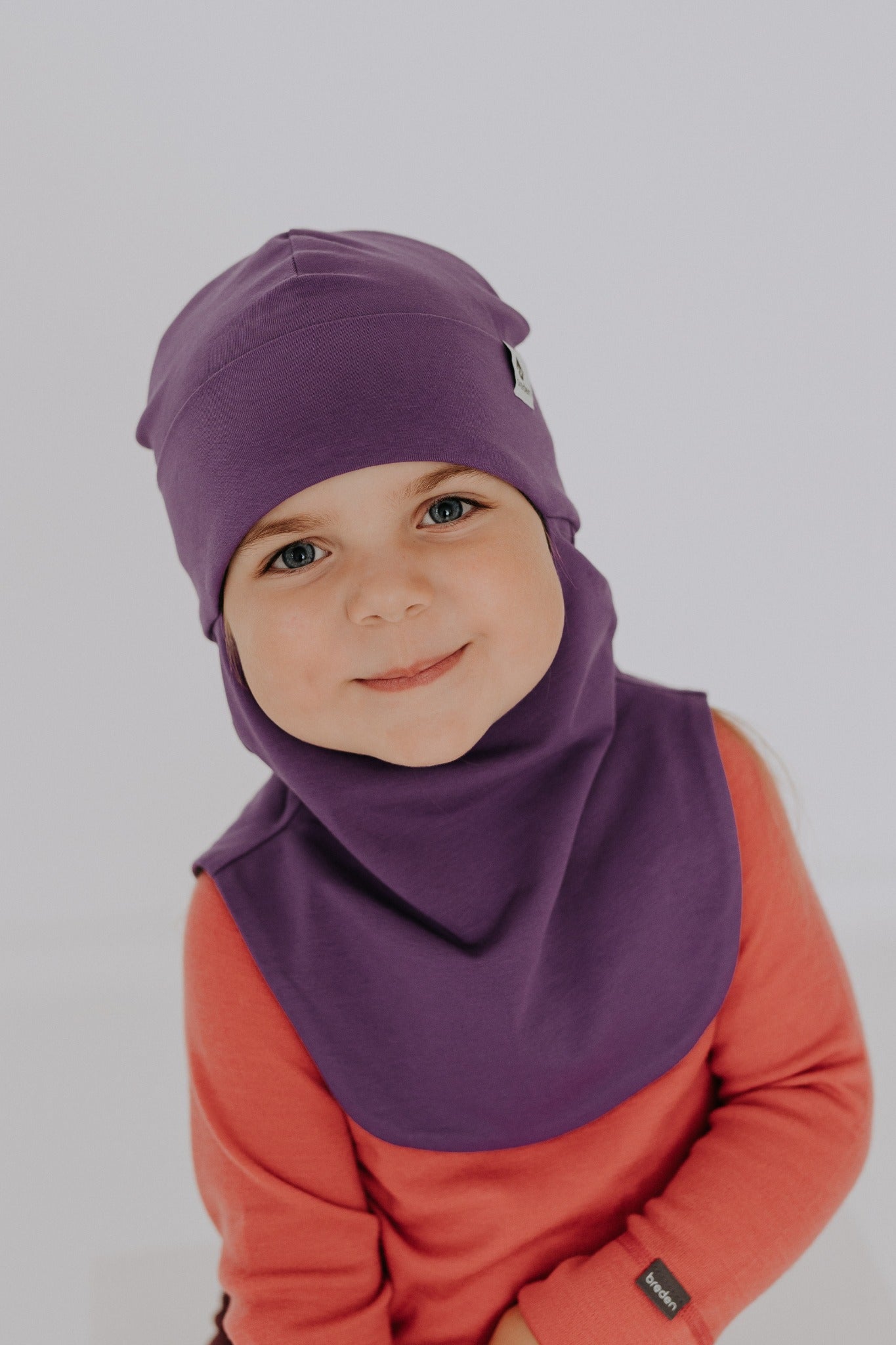 Winter Balaclava for Kids – 2in1 Hat & Scarf, Merino Lined by Breden at brixbailey.com