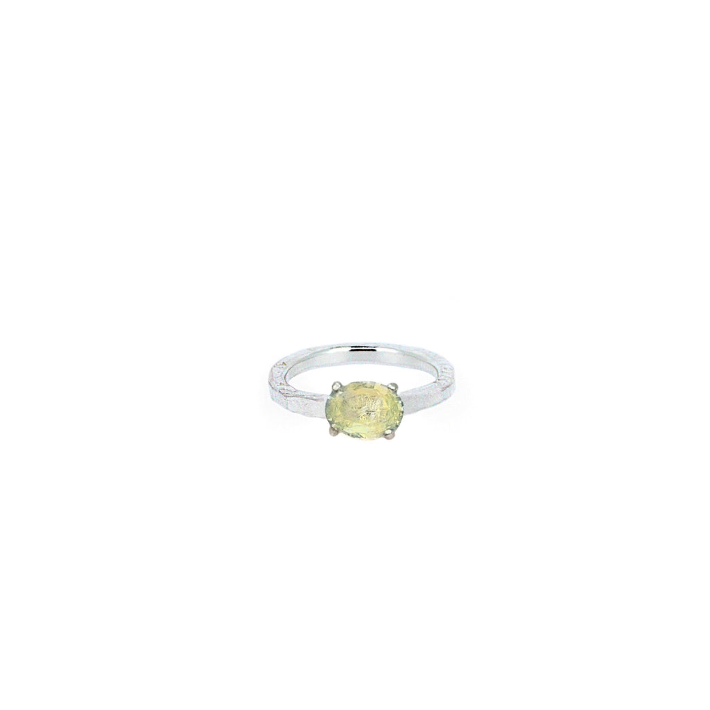 Citrine Oval Treasured Chest Ring in Sterling Silver