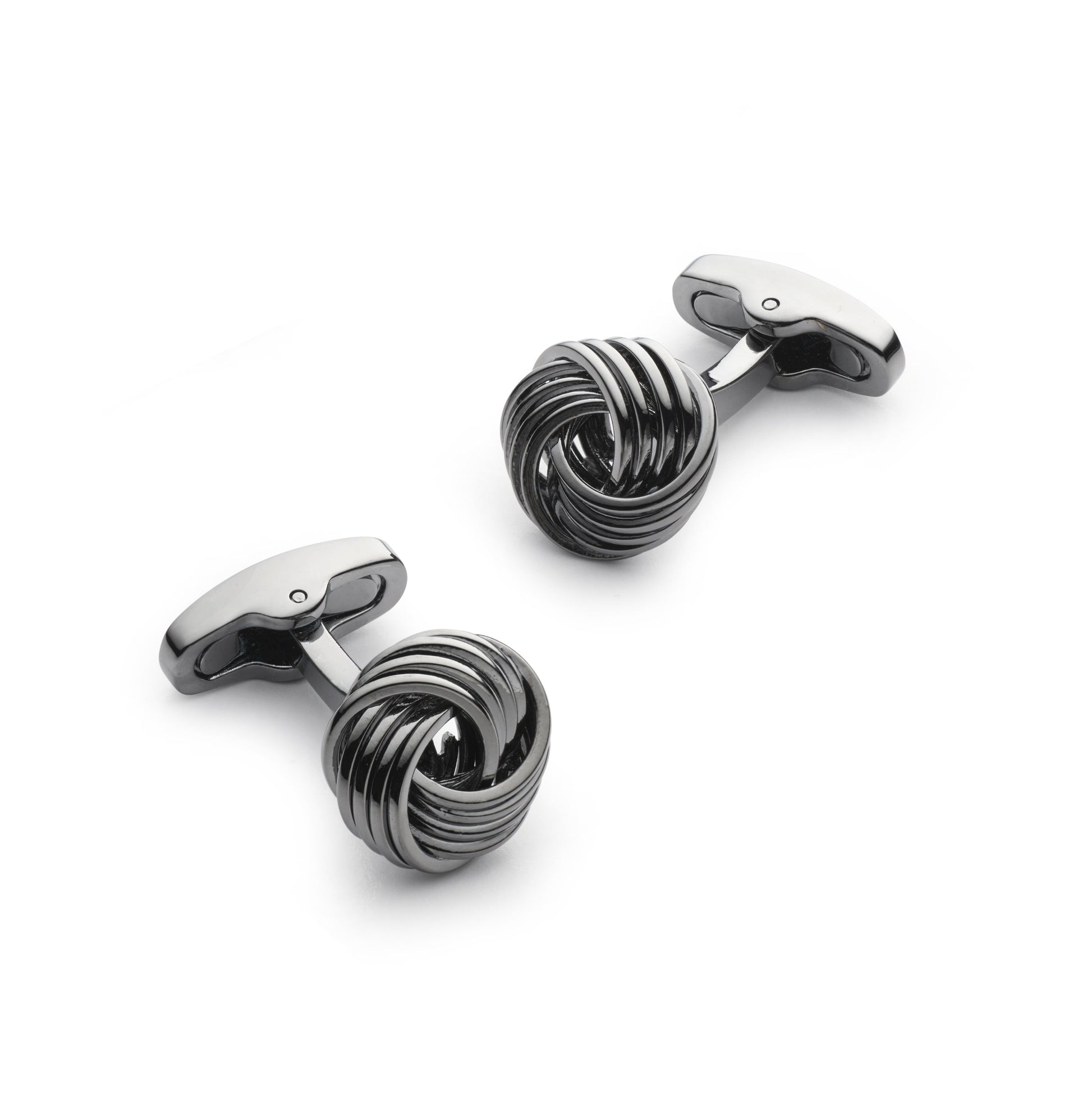 Gunmetal Knot Cufflinks