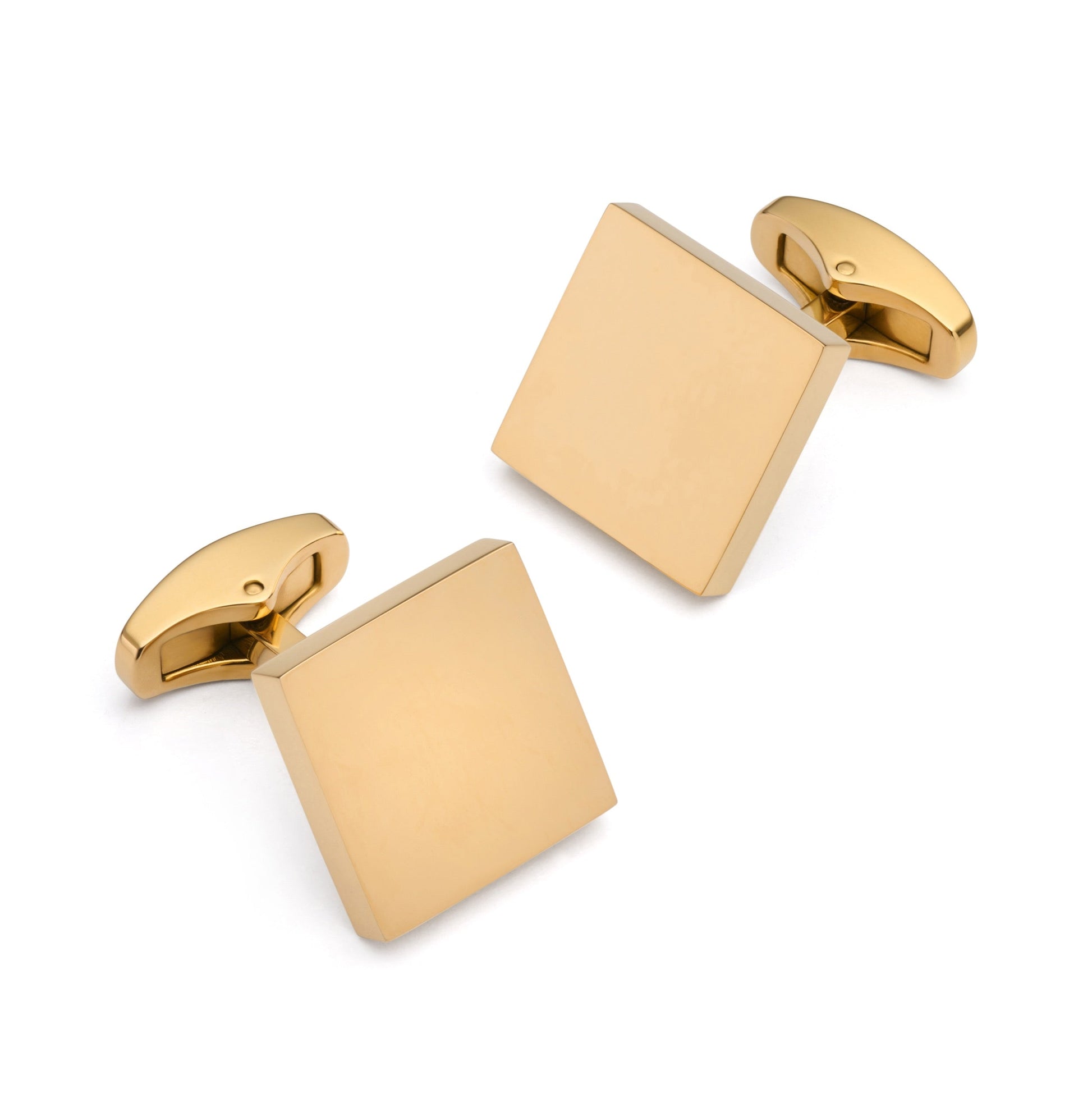 Square Gold Cufflinks