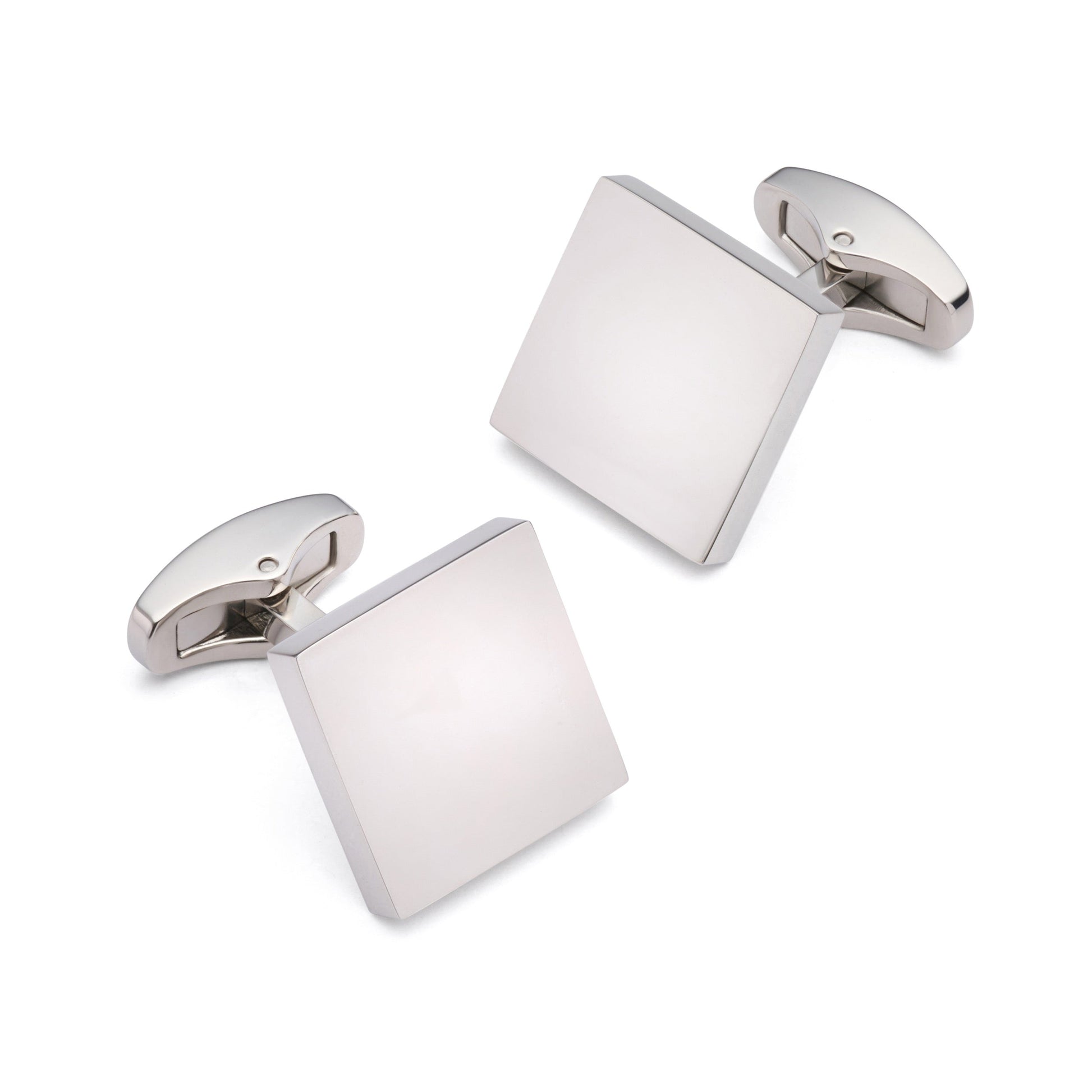 Square Silver Cufflinks