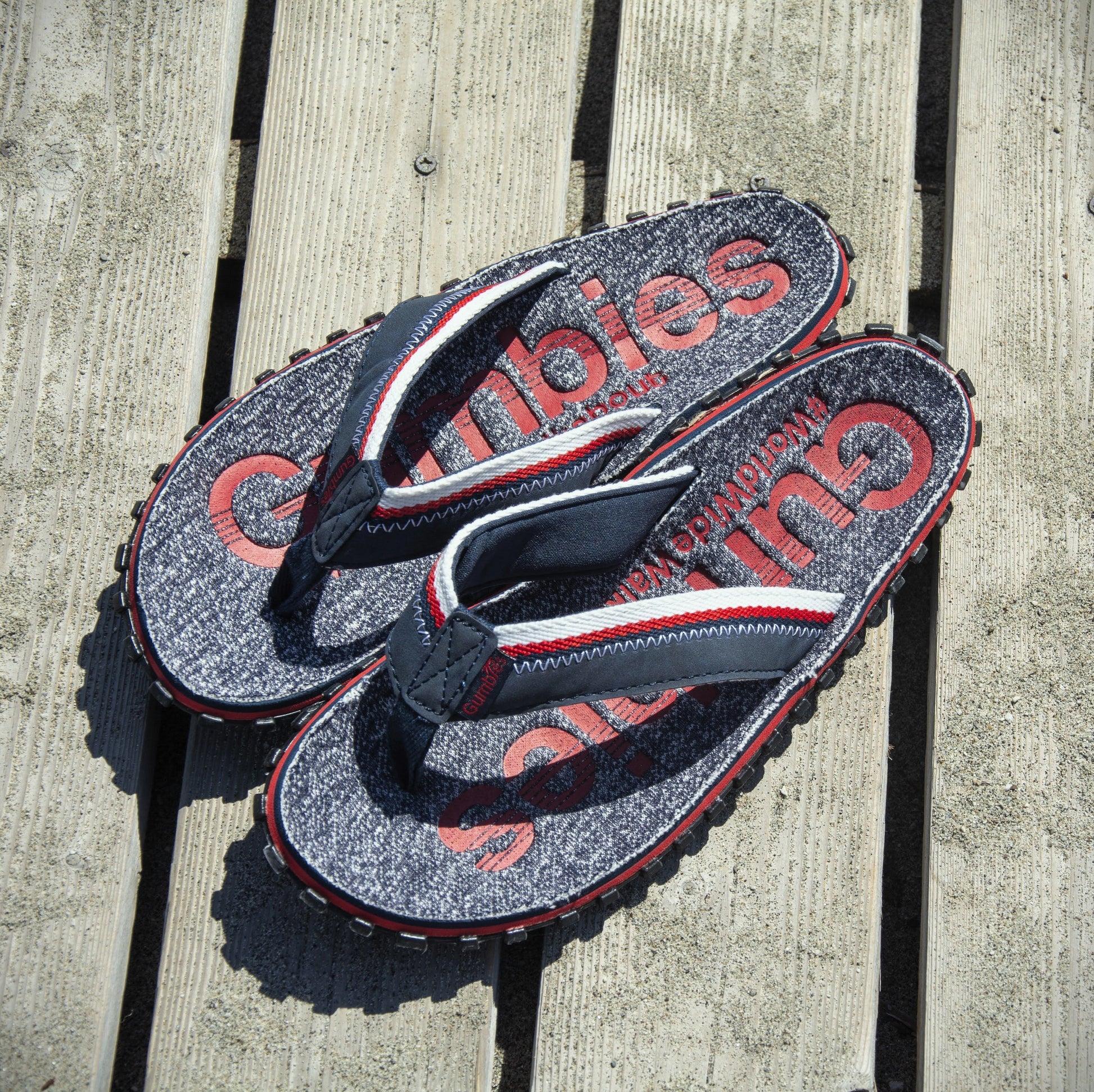 Cairns Red Flip Flops for Men