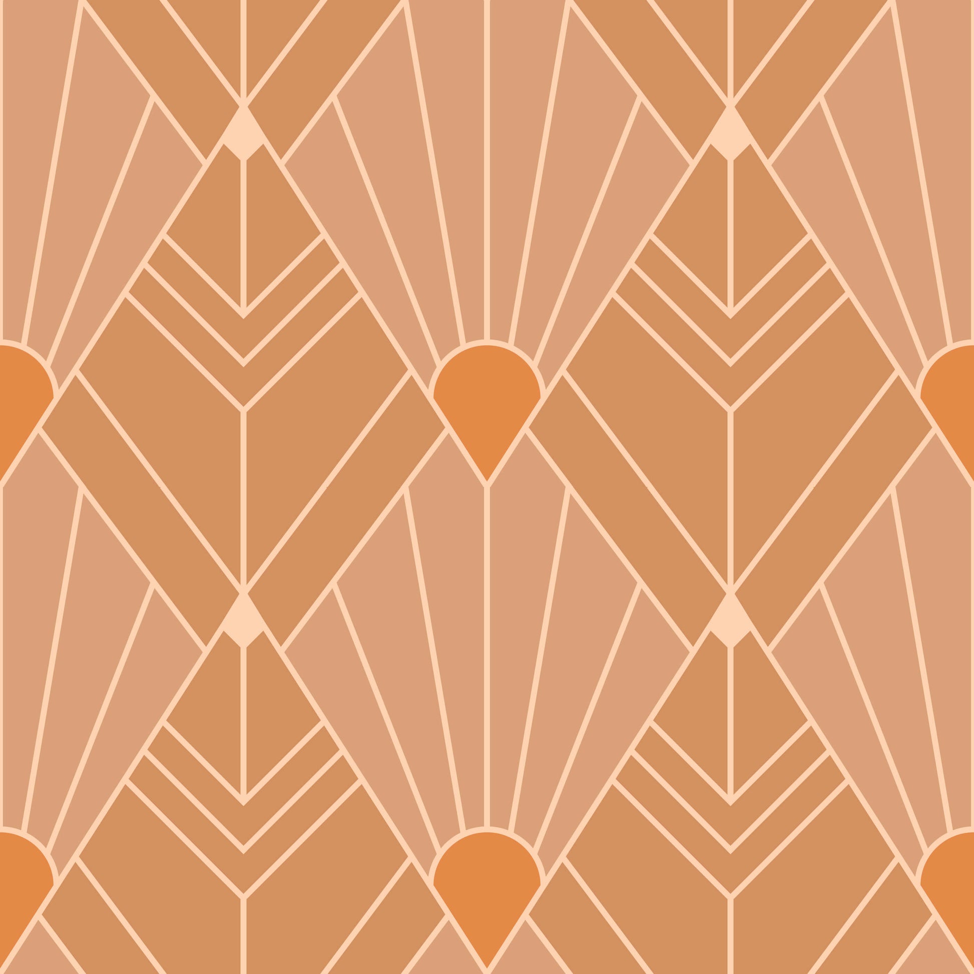 Cameron Art Deco Wallpaper