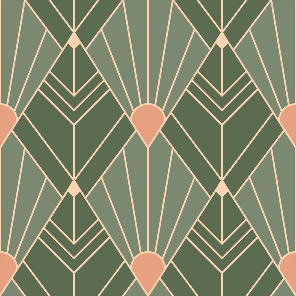Cameron Art Deco Wallpaper