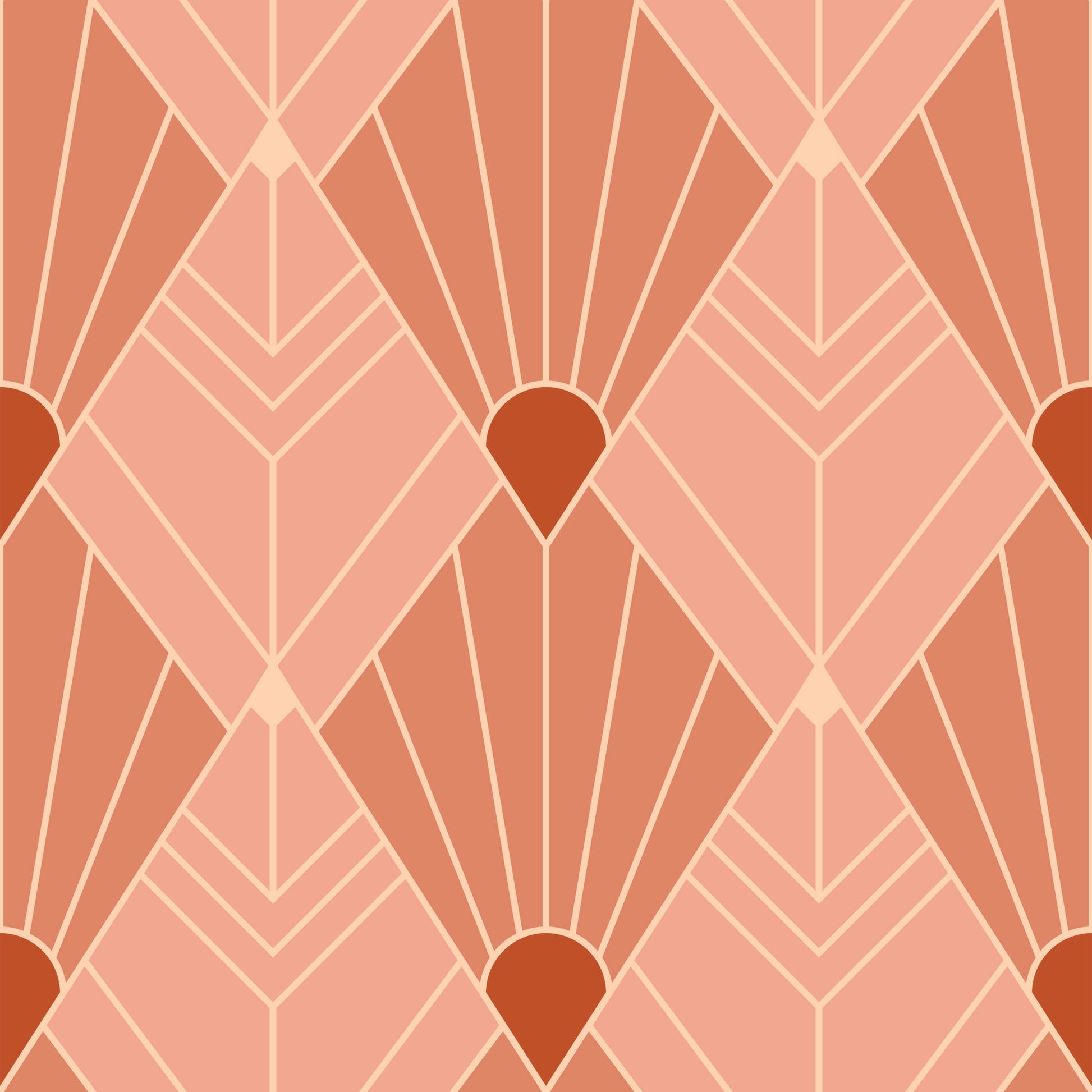 Cameron Art Deco Wallpaper