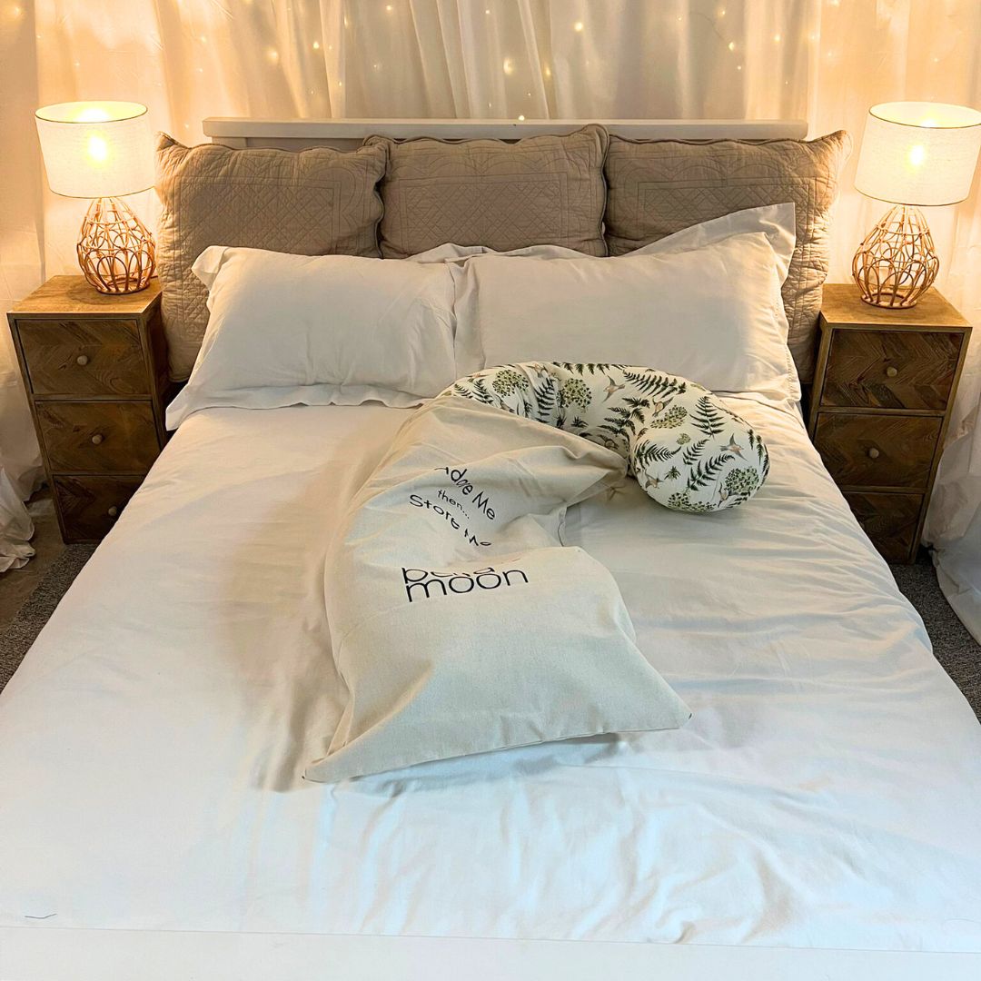 Pillow Storage Bag in Natural Canvas