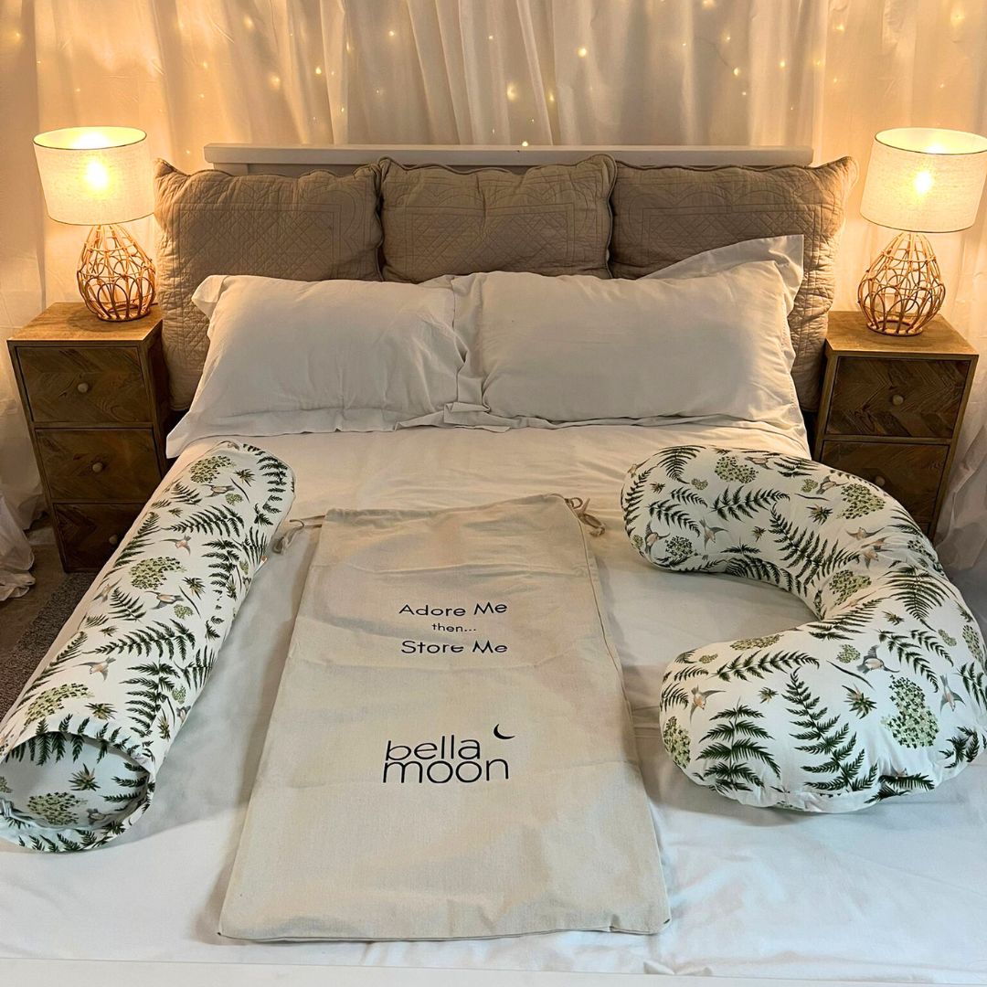 Pillow Storage Bag in Natural Canvas