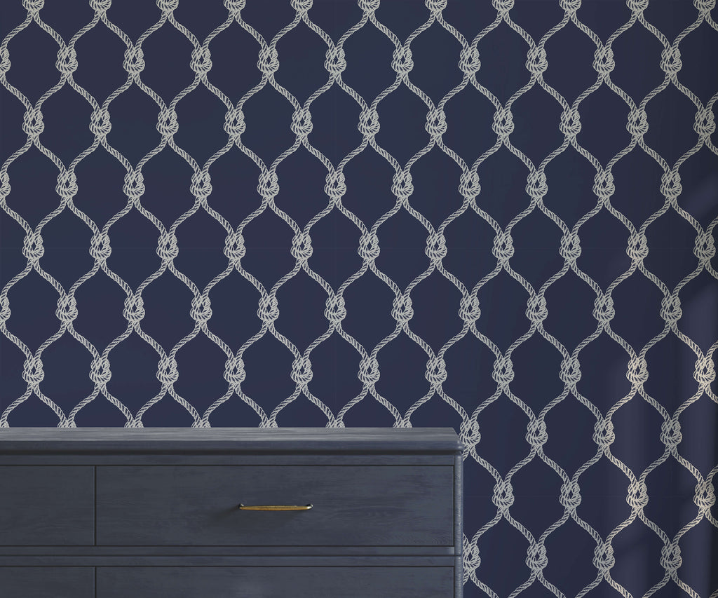 Captain Nautical Rope Wallpaper