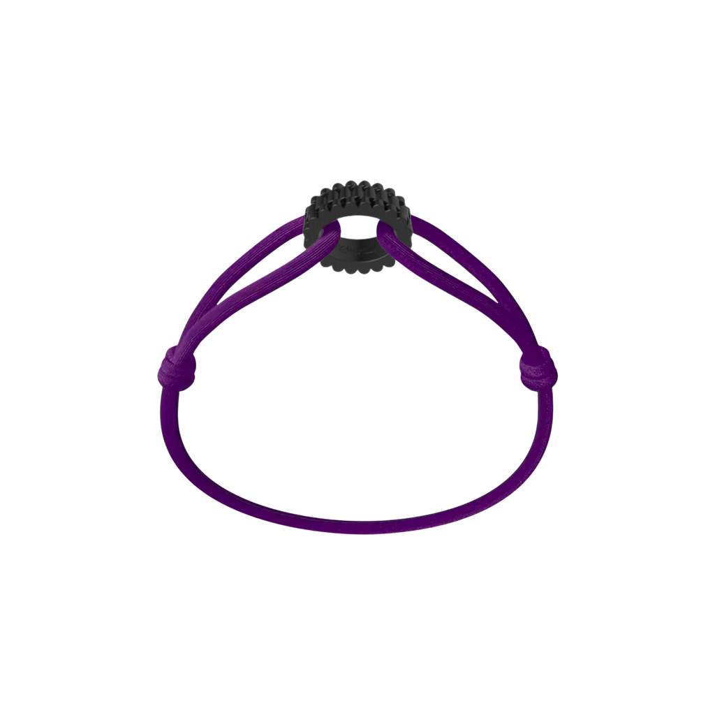 Carbon Regent Cord Bracelet