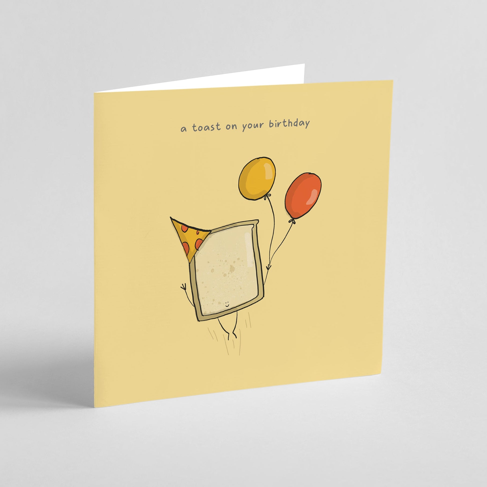 A Toast On Your Birthday Greeting Card