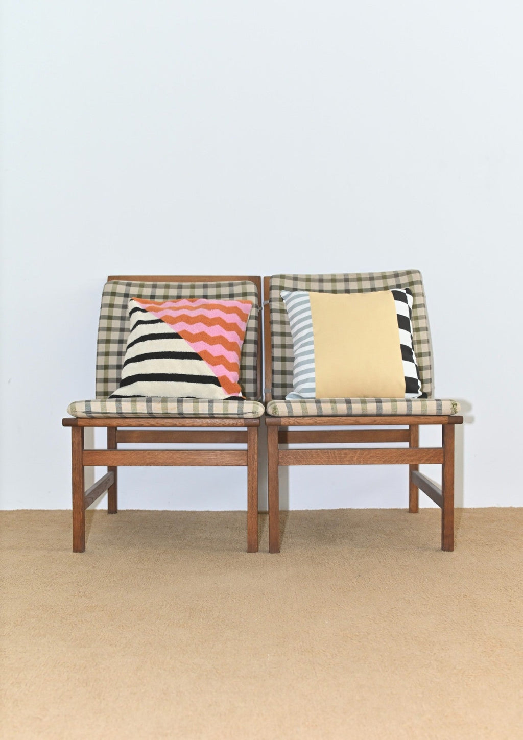 Deconstructed Tufted Cushion